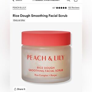 Peach & Lily Red Rice Dough Smoothing Facial Scrub